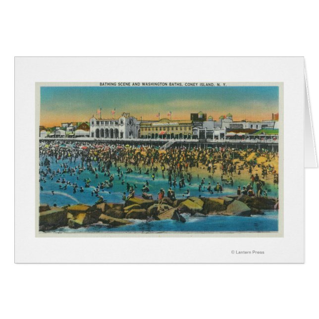 ワシントン泳ぐ人浴場の景色 (正面横)