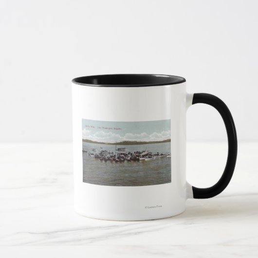 ワシントン湖レガッタシーン マグカップ (右)
