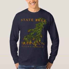 ワシントン準州の樹 西部ツガ Tシャツ
