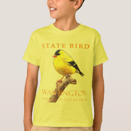 ワシントン準州の鳥 アメリカコ goldfinch tシャツ