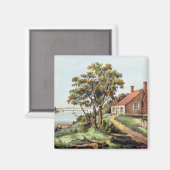 ワシントン発祥の地アットブリッジクリーク マグネット (正面/裏面)