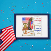 ワシントン祈りの言葉愛国主義 ポストカード