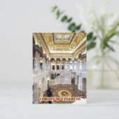 ワシントン素晴らしDC、米国議会図書館ホール ポストカード (スタンド正面)