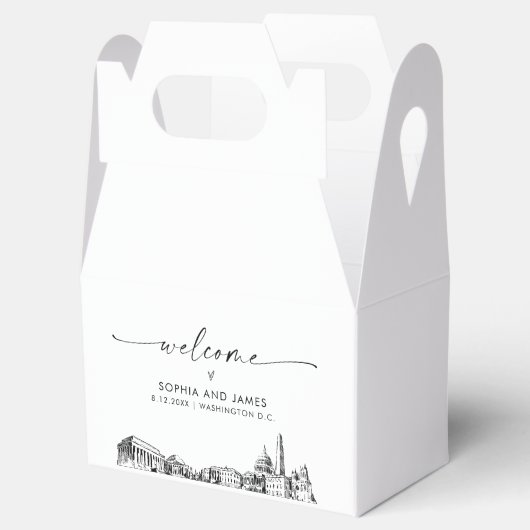 ワシントン結婚DCのパーソナライズされた好意ボックス フェイバーボックス (オープン)