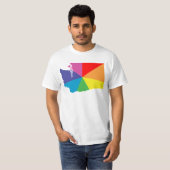 ワシントン色バースト Tシャツ (正面フル)