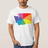 ワシントン色バースト Tシャツ (正面)