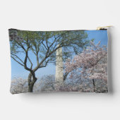 ワシントン記念塔と桜（ワシントンD.C.） アクセサリーポーチ (裏面)