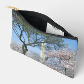 ワシントン記念塔と桜（ワシントンD.C.） アクセサリーポーチ (見開き)