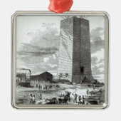 ワシントン記念塔の眺め メタルオーナメント (正面)