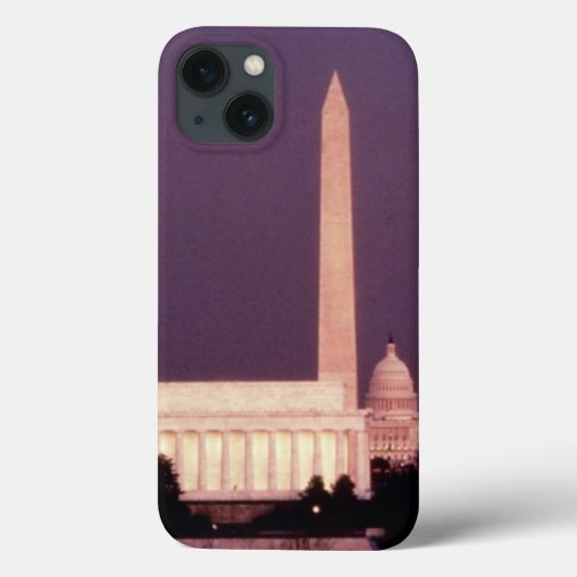 ワシントン記念塔、国会議事堂およびジェファーソン Case-Mate iPhoneケース (裏面)