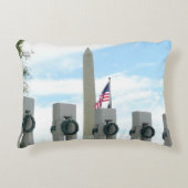 ワシントン記念碑とワシントンDCメモリアル アクセントクッション (正面)