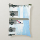 ワシントン記念碑とワシントンDCメモリアル アクセントクッション (裏面(縦))