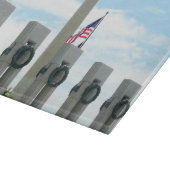 ワシントン記念碑とワシントンDCメモリアル カッティングボード (角)