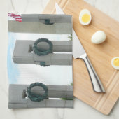 ワシントン記念碑とワシントンDCメモリアル キッチンタオル (四つ折り)