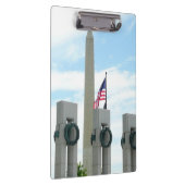 ワシントン記念碑とワシントンDCメモリアル クリップボード (右)