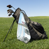 ワシントン記念碑とワシントンDCメモリアル ゴルフタオル (グリーン)