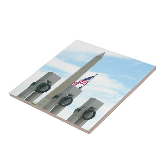 ワシントン記念碑とワシントンDCメモリアル タイル (側面)