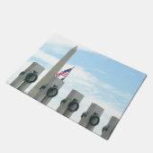 ワシントン記念碑とワシントンDCメモリアル ドアマット (アングル)