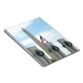 ワシントン記念碑とワシントンDCメモリアル ノートブック (右側)