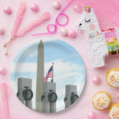 ワシントン記念碑とワシントンDCメモリアル ペーパープレート (パーティー)