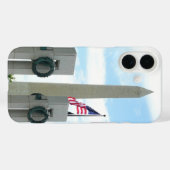 ワシントン記念碑とワシントンDCメモリアル Case-Mate iPhoneケース (裏面 (横))