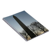 ワシントン記念碑の冬IIの風景 ノートブック (右側)