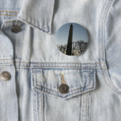 ワシントン記念碑の冬IIの風景 缶バッジ (インサイチュ)