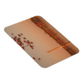 ワシントン記念碑桜日没。 マグネット (右側)