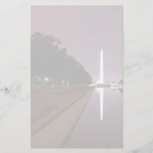 ワシントン記念碑 便箋 (正面)