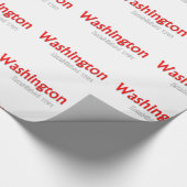 ワシントン設立ラッピング紙 ラッピングペーパー (角)