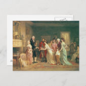 ワシントン誕生日1798年 ポストカード (正面/裏面)