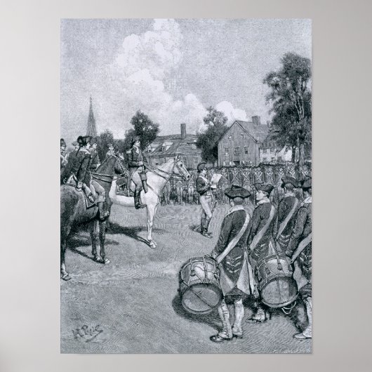 ワシントン読ズ宣言の前の ポスター (正面)