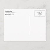 ワシントン読D.C. Library of Congress's Room ポストカード (裏面)