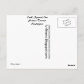 ワシントン調理師スペインのズインシアトル – タコマ ポストカード (裏面)