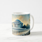 ワシントン走DC Jefferson Memorialにある コーヒーマグカップ (正面右)