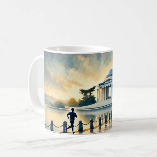 ワシントン走DC Jefferson Memorialにある コーヒーマグカップ (正面左)