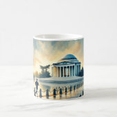 ワシントン走DC Jefferson Memorialにある コーヒーマグカップ (中央)
