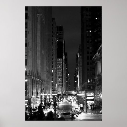 ワシントン通り – シカゴ，アメリカ ポスター (正面)