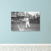 ワシントン遊DCトーナメントでのテニス キャンバスプリント (インサイチュ (ウッドフロア))