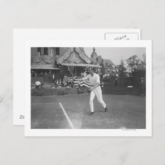 ワシントン遊DCトーナメントでのテニス ポストカード (正面/裏面)