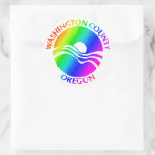 ワシントン郡プライドシール ラウンドシール (バッグ)