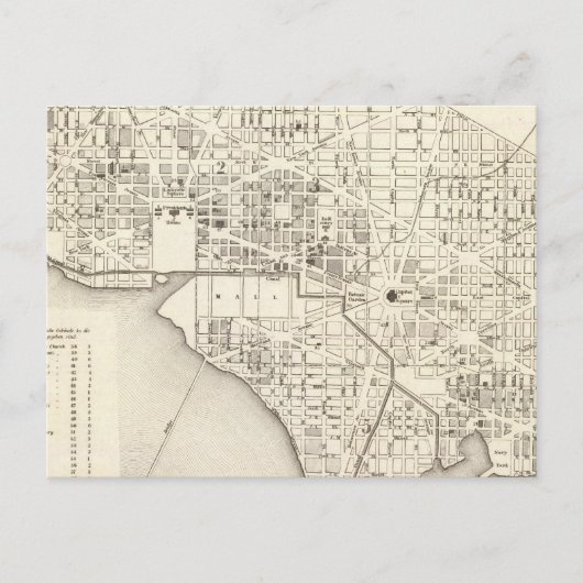 ワシントン4 ポストカード (正面)