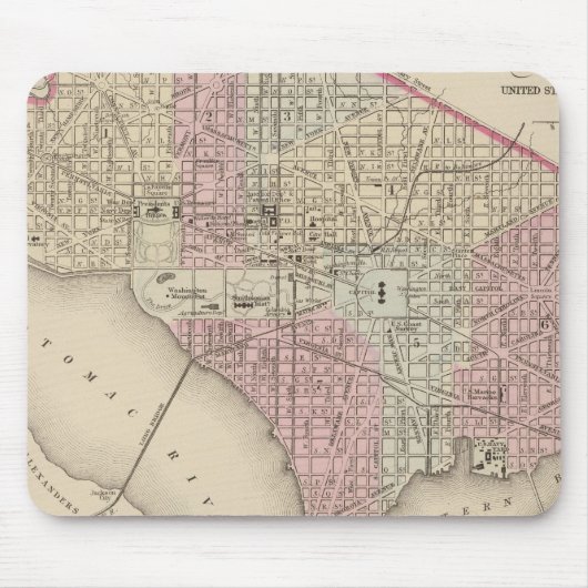 ワシントン4 マウスパッド (正面)