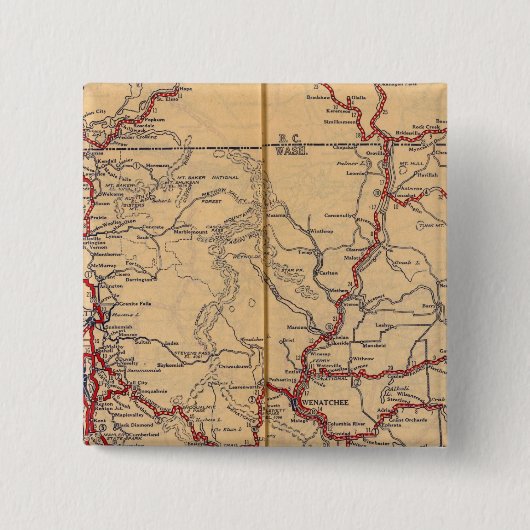 ワシントン6 缶バッジ (正面)