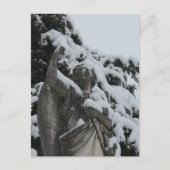 ワシントン (アイオワ州) の雪に覆われた天使 ポストカード (正面)