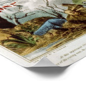 ワシントン・アットプリンストン1777年1月3日 ポスター (角)