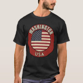 ワシントン アメリカ合衆国 Tシャツ (正面)