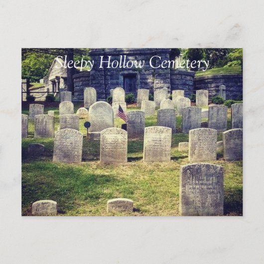 ワシントン・アーヴィングの墓場 ポストカード (正面)