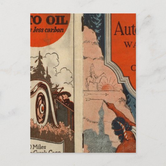 ワシントン・オレゴン州の自動車道路 ポストカード (正面)