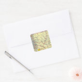 ワシントン、オレゴン、アイダホ スクエアシール (封筒)